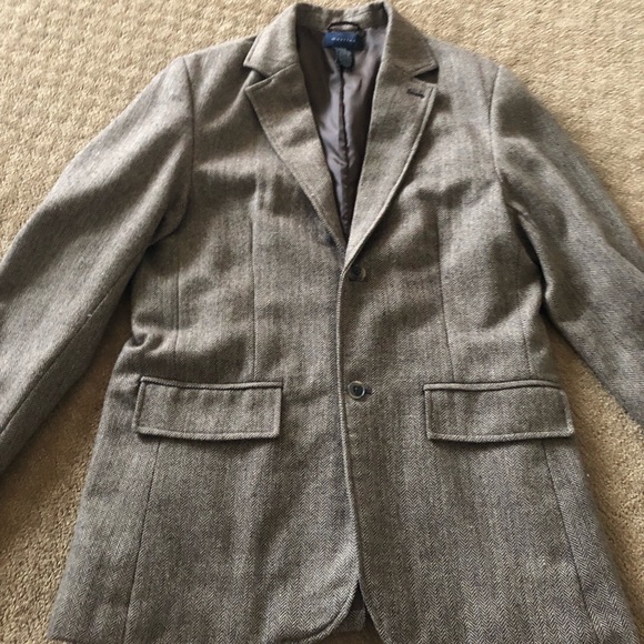 Mantles brand herringbone pattern blazer - Picture 1 of 5
